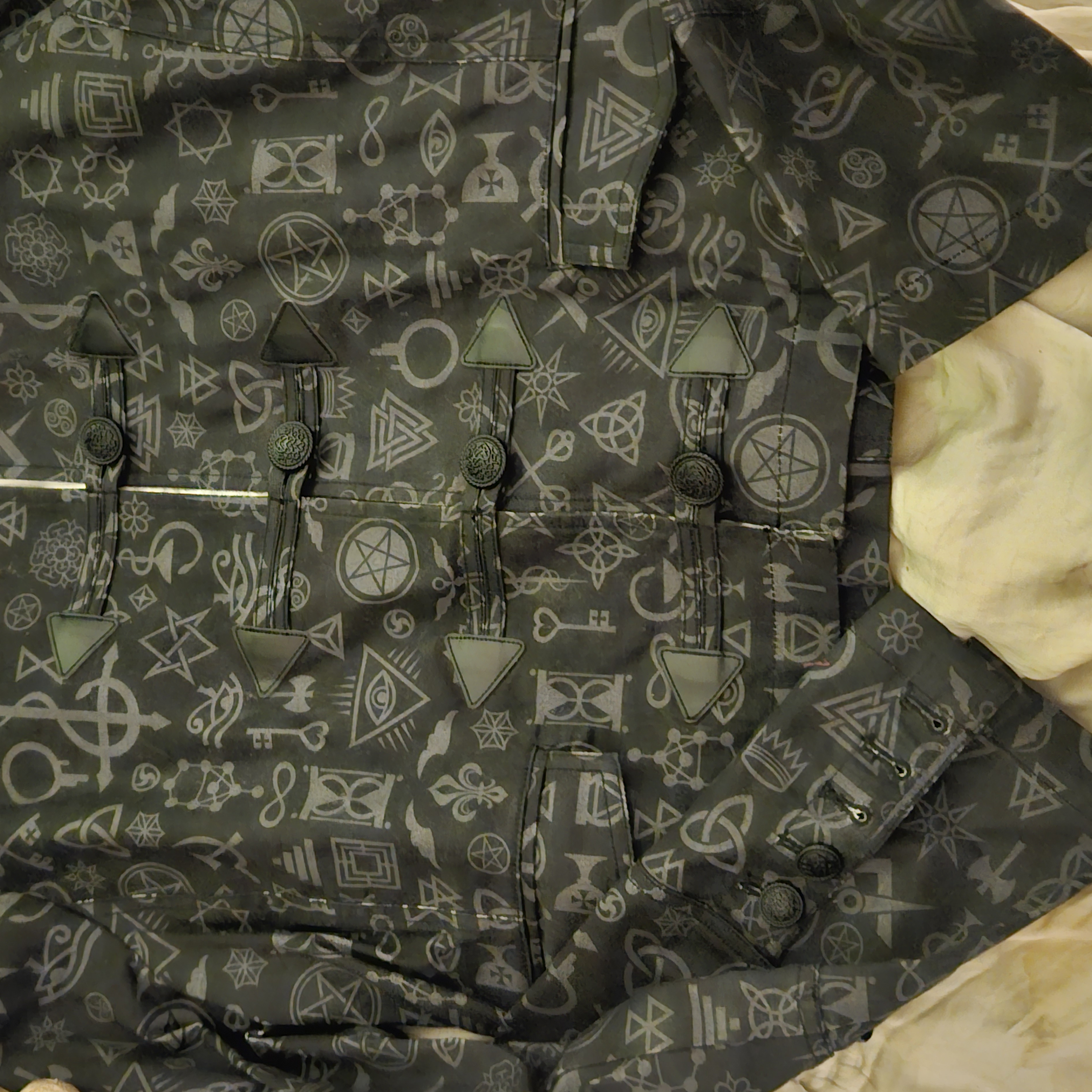 Blackmilk Gray Patterned Jacket